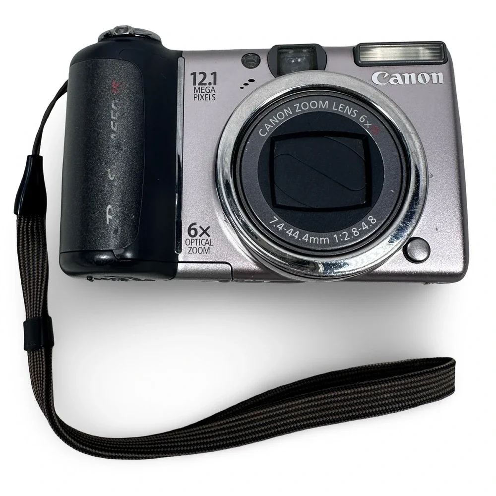Canon PowerShot A650 IS 12.1MP Digital Camera Gray 6x Optical Zoom PC125 READ2